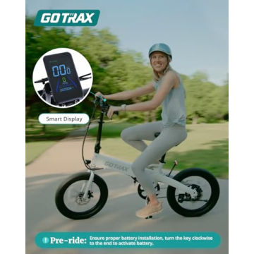 Gotrax R1 Foldable Electric Bike with 40 Miles Range