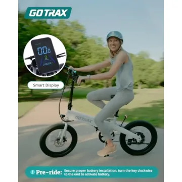 Gotrax R1 Foldable Electric Bike with 40 Miles Range