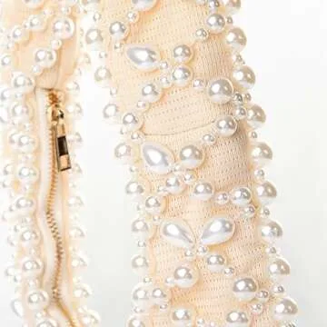 Stunning Acrylic Pearl Clutch for Weddings and Evening Events