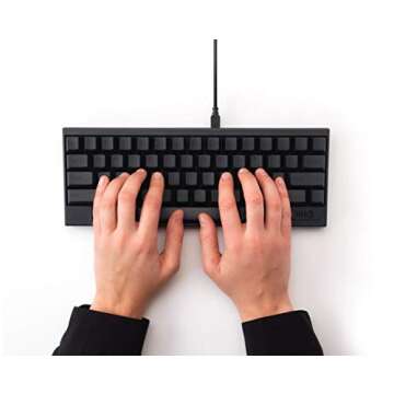 Happy Hacking Keyboard Professional2 (Compact, Charcoal, Printed Keycaps, 45G)