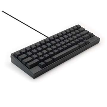 Happy Hacking Keyboard Professional2 (Compact, Charcoal, Printed Keycaps, 45G)