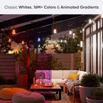 Nanoleaf Smart Multicolor Outdoor String Lights Set