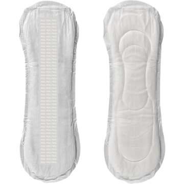 Postpartum Maternity Pads [Pack of 14] – Large Maximum Absorbency Heavy Flow Postpartum Pads - Ultra Soft Disposable Nursing Pads for New Moms- Vakly Postpartum Guide Included (1 Pack)