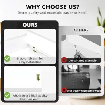 GaShell Washer Dryer Countertop for Stylish Laundry Organization