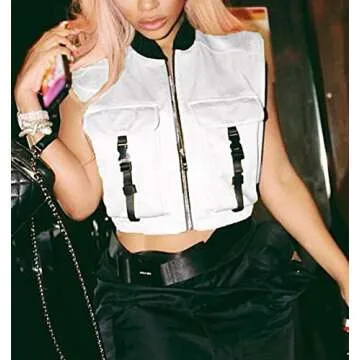 Stylish Bnigung Women's Cargo Vest for Trendy Looks