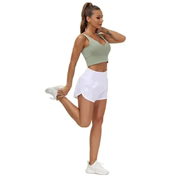 High Waisted Running Shorts for Active Women