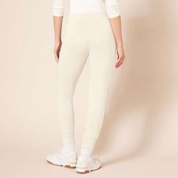 Amazon Essentials Women's Cozy Fleece Jogger Sweatpant - Comfort Meets Style in Oatmeal Heather