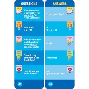 Brain Quest 1st Grade Smart Cards for Engaging Learning