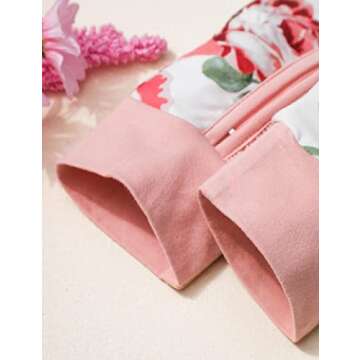Newborn Girl Clothes Newborn Baby Girl Clothes Long Sleeve Rompers for Baby Girl Flowers Printed Baby Clothes for Girls