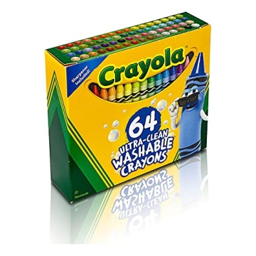 Crayola Ultra Clean Washable Crayons 64 Count Sharpener