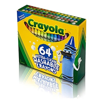 Crayola Ultra Clean Washable Crayons 64 Count Sharpener