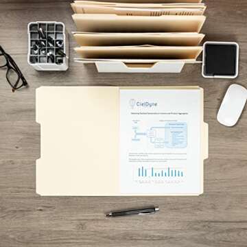 Smead Manila File Folder Set - 200 Durable Organizers