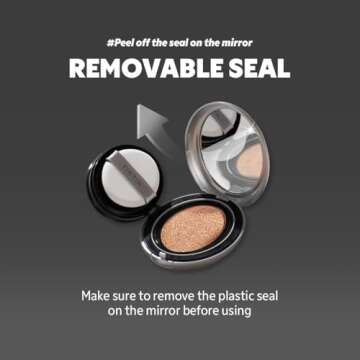 TIRTIR Mask Fit Aura Silver Cushion Foundation | Semi-glow Finish, Natural Coverage, Moisturizing, Lightweight, Korean cushion foundation (#33N Macchiato, Full Size, 0.63 Fl Oz)