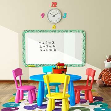 Outus Eucalyptus Border Bulletin Board Classroom Boho Bulletin Wall Decor Trim Border Decor Wall Decals Tropical Leaves Greenery Decoration