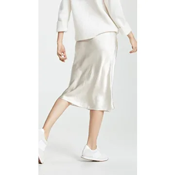 Vince Women's Slip Skirt Champagne Stylish Comfort