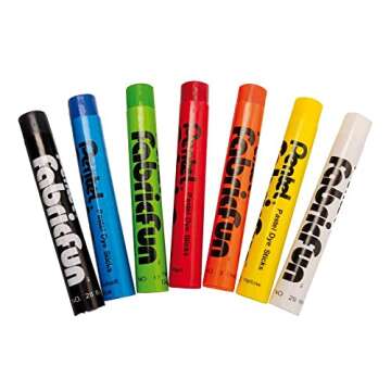 Pentel Arts Fabric Fun Dye Sticks, 15 Colors for Fabric Art