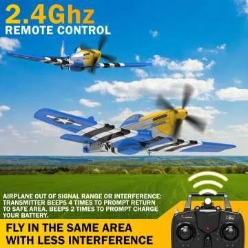 LEAMBE RC Plane P51 Mustang Easy for Beginners ✈️