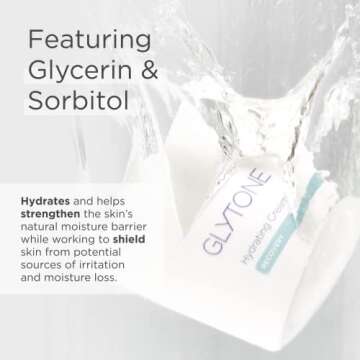 Glytone Hydrating Cream - With Glycerin & Sorbitol - Rich Non-Greasy Face Moisturizer - Fragrance-Free & Non-Comedogenic - 1.7 fl. oz.