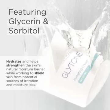 Glytone Hydrating Cream - With Glycerin & Sorbitol - Rich Non-Greasy Face Moisturizer - Fragrance-Free & Non-Comedogenic - 1.7 fl. oz.