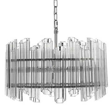 Stunning 4 Light Ryder Crystal Waterfall Chandelier - Luxury Design for Dining and Living Rooms