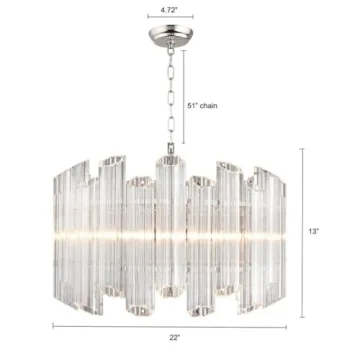 Elegant Ryder Crystal Waterfall Chandelier for Any Room
