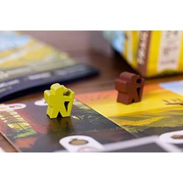 Trails, a Family and Strategy Board Game About Hiking and Outdoors by Keymaster, 2-4 players