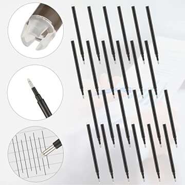 Zonon 24 Pcs Erasable Pen Refills – Smooth Writing and Clean Erasure
