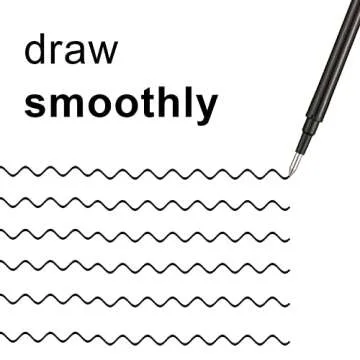 Zonon 24 Erasable Gel Ink Refills – Perfect for Writing