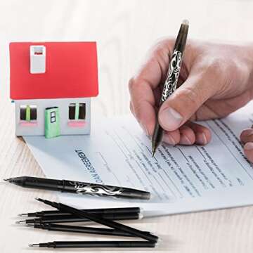 Zonon 24 Erasable Gel Ink Refills – Perfect for Writing