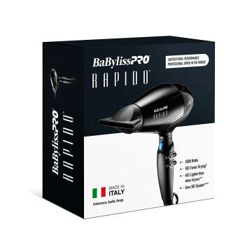 Professional 2000 Watt BaBylissPRO Nano Titanium Dryer