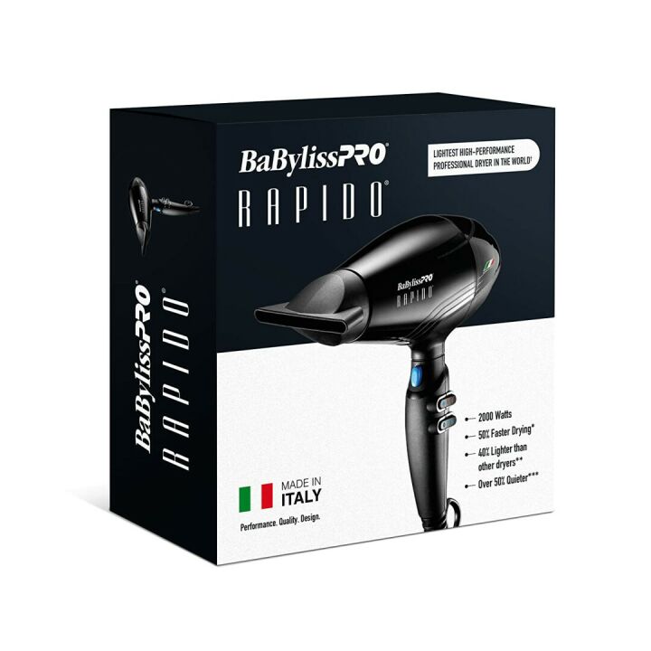 Professional 2000 Watt BaBylissPRO Nano Titanium Dryer