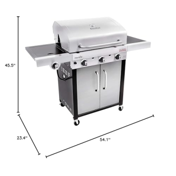 Char-Broil® TRU-Infrared 3-Burner Propane Gas Grill with Side Burner