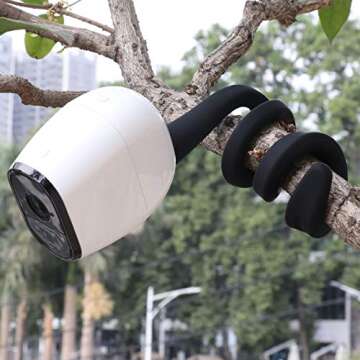 Uogw 2 Pack Flexible Twist Mount - Compatible with Arlo Pro & Ultra, Attach Camera Without Tools - B...