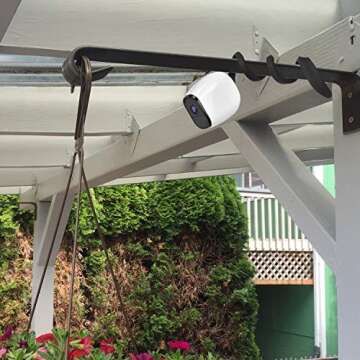 Uogw 2 Pack Flexible Twist Mount - Compatible with Arlo Pro & Ultra, Attach Camera Without Tools - Black