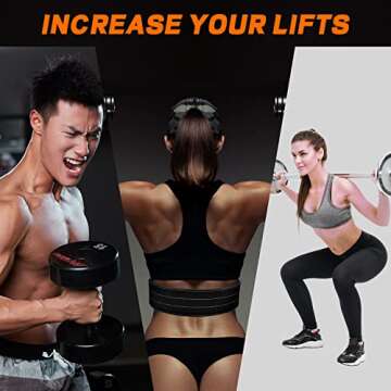 Weight Lifting Belt Weightlifting Belt for Men and Women Deadlift Training Lifting Athletes Belts Lower Back Support for Squats Lifting Gift