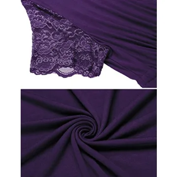 MAXMODA Maternity Nursing Gown for Hospital Comfort