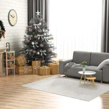 S SEEKINGTAG Clear Christmas Ornaments - 12 Pack of 120mm DIY Decor