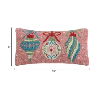 Peking Handicraft 31JES1668C16OB Fun Ornaments Holiday Hook Pillow, 16-inch Long