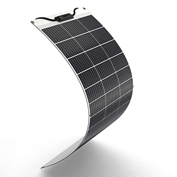 HQST Flexible Solar Panel, 100 Watt 12 Volt Monocrystalline Flexible Waterproof for RV, Boats, Cabin...