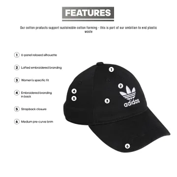 Stylish Adidas Women's Adjustable Strapback Cap for Comfort