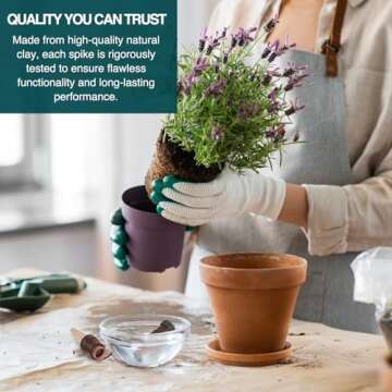 Blumat Classic Plant Watering Stakes - Self-Watering Insert for Indoor and Outdoor Plants - Automatic Slow Release Irrigation System for Potted Plants - Houseplant Care Device (3 Packs)