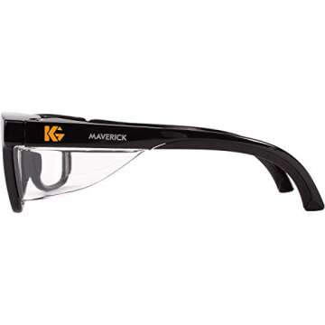 KleenGuard™ V30 Maverick Eye Protection (49309), with KleenVision™ Anti-Fog Coating, Clear Lense...