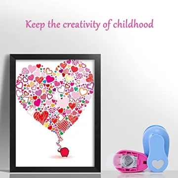 Heart Hole Punch Set - Versatile Crafting Tool for DIY Projects