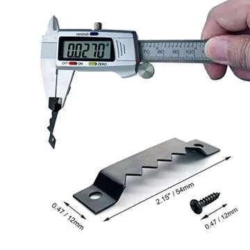 Suprom Sawtooth Picture Hangers Heavy Duty - Supports 50 lbs, 50 Pack Heavy Sawtooth Hangers with Sc...