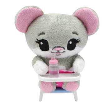 Tiny Tukkins Deluxe Playhouse Set with Mini Mouse Family-Play Set for Girls & Toddlers Includes Mom, Dad, and Baby Stuffed Animal Mouse- Made from Kid-Friendly, Safe Materials