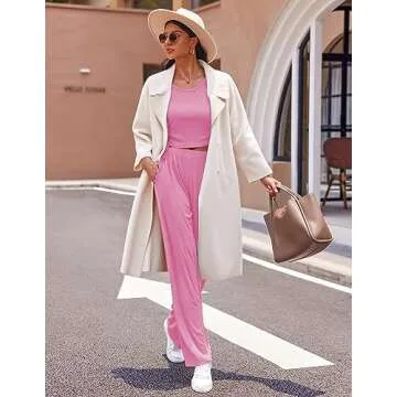 Ekouaer Women's 3 Piece Lounge Set - Comfy & Stylish