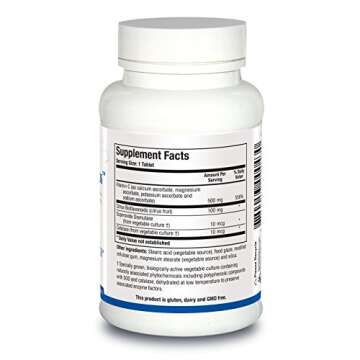 Biotics Research Bio C Plus™ Provides Vitamin C as Mixed Mineral Ascorbates with Citrus Bioflavonoids, SOD and Catalase. Vitamin C Plus Bioflavonoids, Potent Antioxidant, Immune System 100Tabs