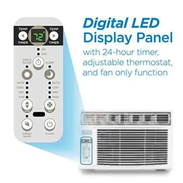 BLACK+DECKER 6000 BTU Window AC Unit with Remote