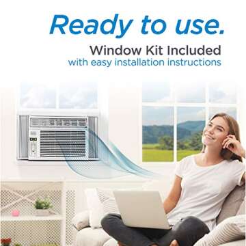 BLACK+DECKER 6000 BTU Window AC Unit with Remote