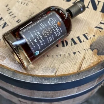 Crown Maple Bourbon Barrel Aged Organic Maple Syrup 25 Fl Oz